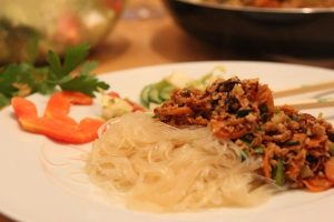 Rezept Koreapfanne mit Glasnudeln vegan