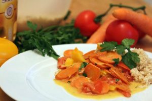 Rezept Couscous Karotten Pfanne vegan