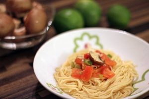 italienische Sommerspaghetti