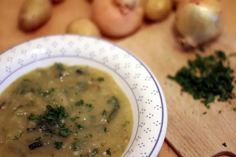 Rezept vegane Kartoffelsuppe