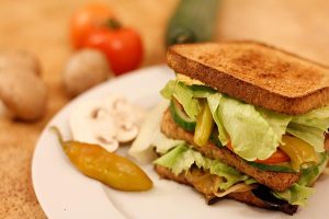 Rezept veganes Clubsandwich