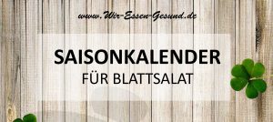 Saisonkalender Salat