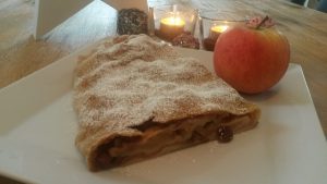 veganer Apfelstrudel