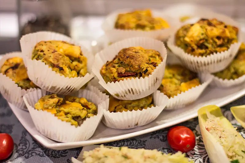 veganes Fingerfood Pizzamuffin