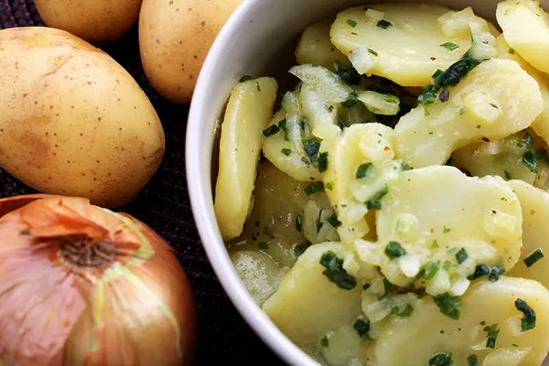 Fränkischer Kartoffelsalat - Vegan Grillen