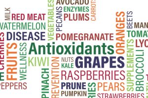 Antioxidantien Schrift Text