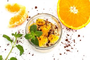 Orange Minze Overnight Oats