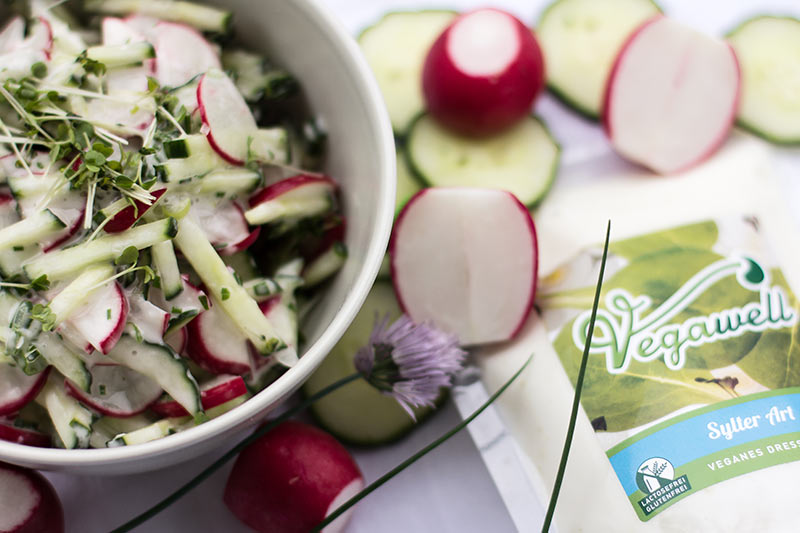 Gurken-Radieschen-Salat