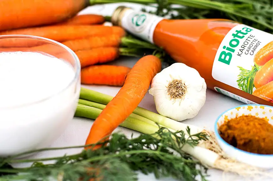 Karottensaftsuppe Zutaten