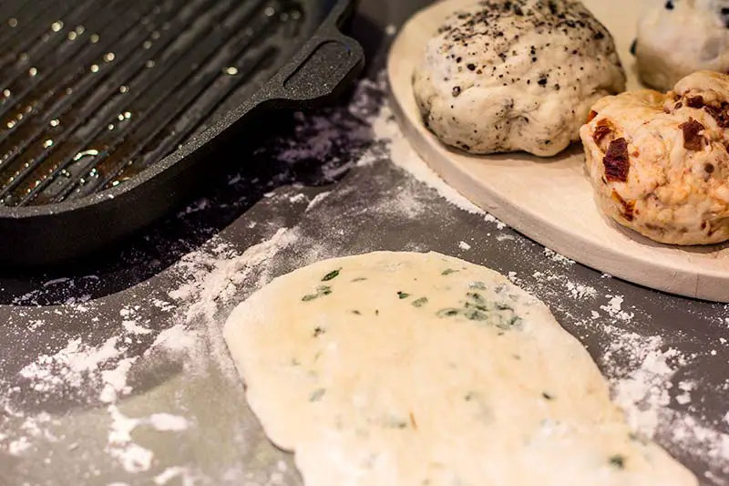 Pfannenbrot Rezept Zubereitung