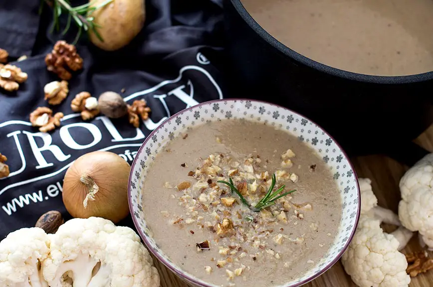 Blumenkohlsuppe vegan rezept