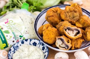 Champignons im Backteig vegan Rezept