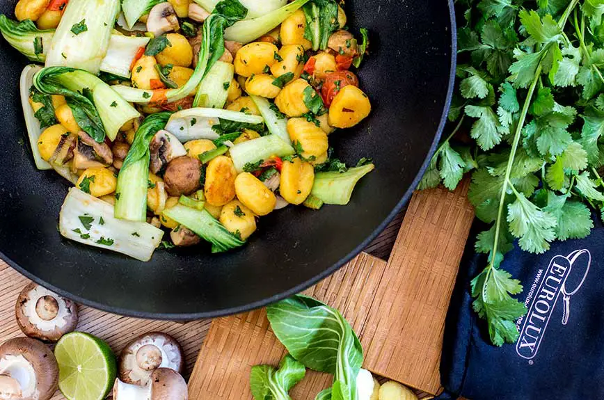 Gnocchi Wok vegan Rezept