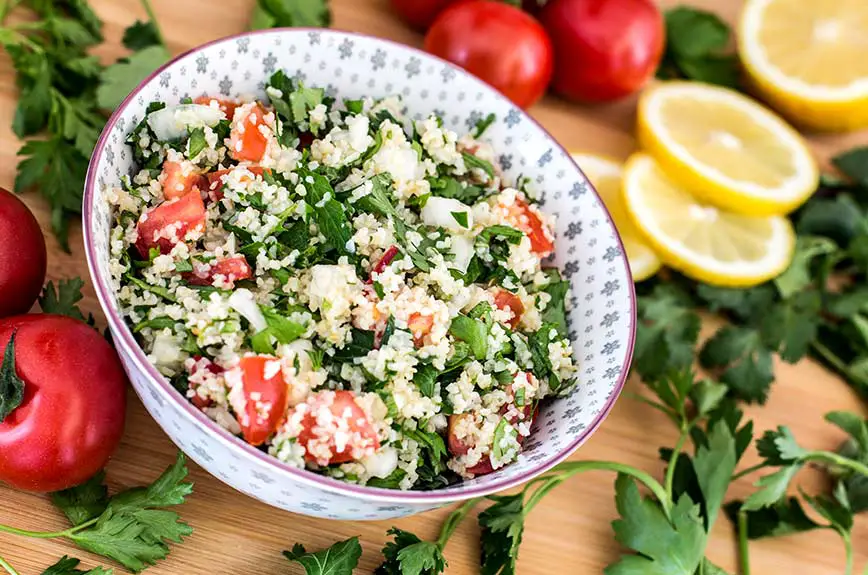 Tabouleh Rezept Gericht Bulgursalat