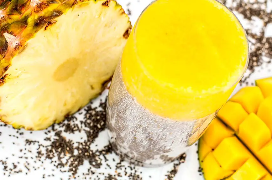 Chia Pudding Mango Ananas