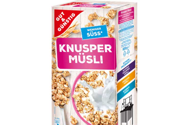 Gut und Günstig Knusper Müsli Rückruf