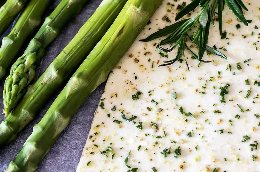 grüner Spargel Blätterteig Rezept Zutaten