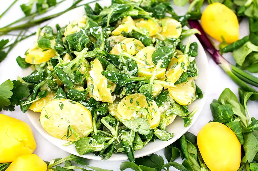 Kartoffelsalat Feldsalat Rezept