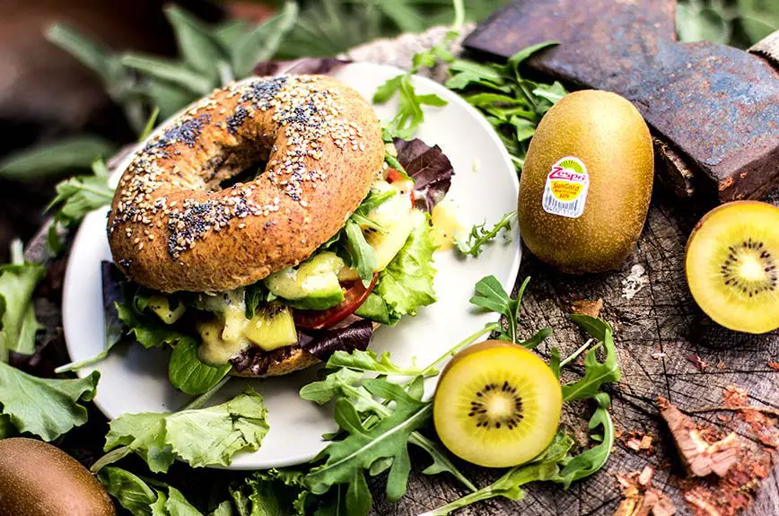 Kiwi Bagel Avocado Rezept