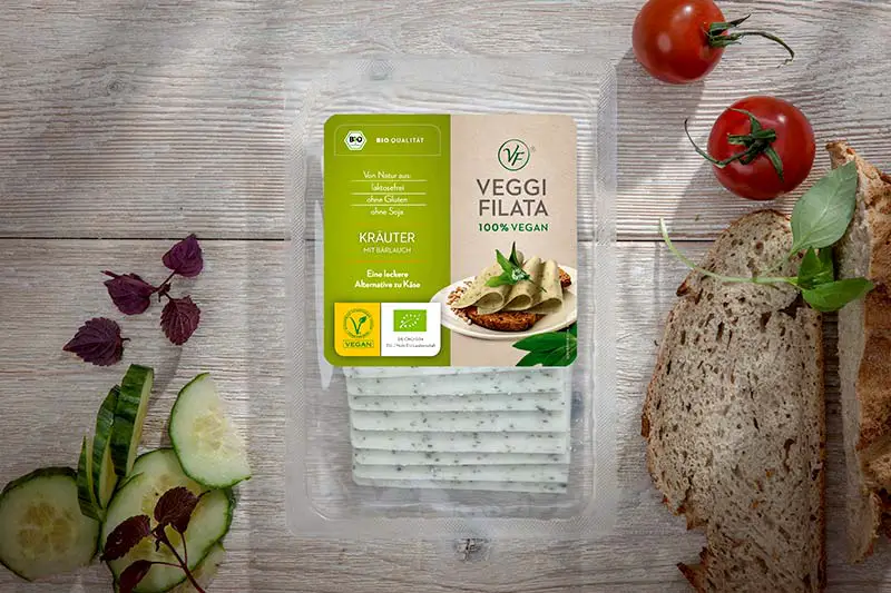 Kraeuterkaese vegan Veggi Filata
