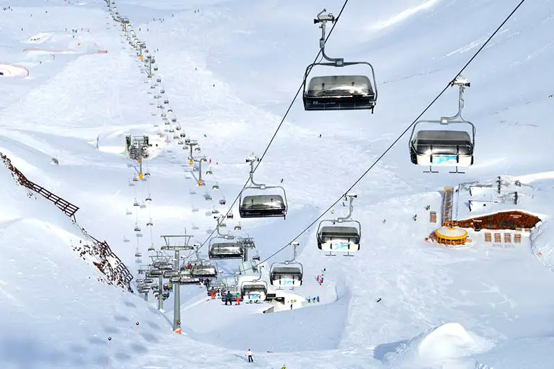 Österreich vegan Skifahren