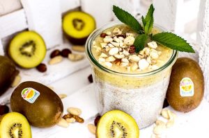 Kiwi Chia Pudding selber machen