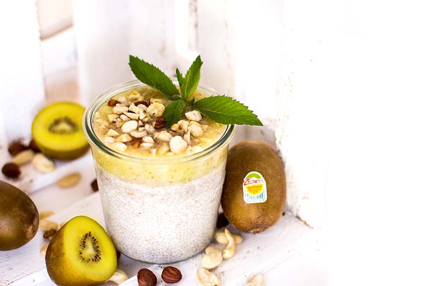 Kiwi Chia Pudding