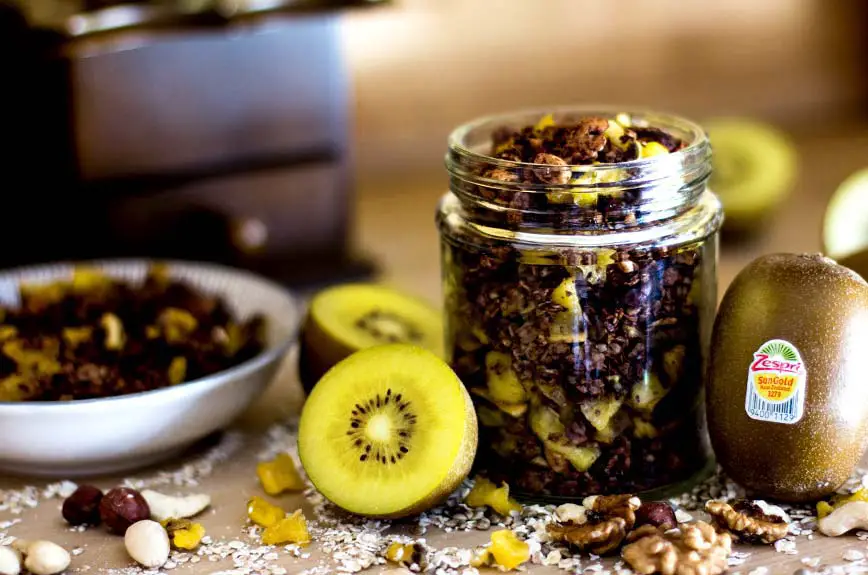 Kiwi Schoko Granola selber machen