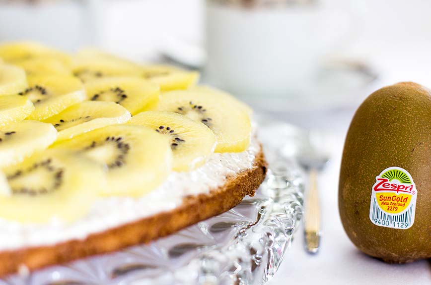 Einfacher Kiwi Kuchen schnell gemacht - WirEssenGesund