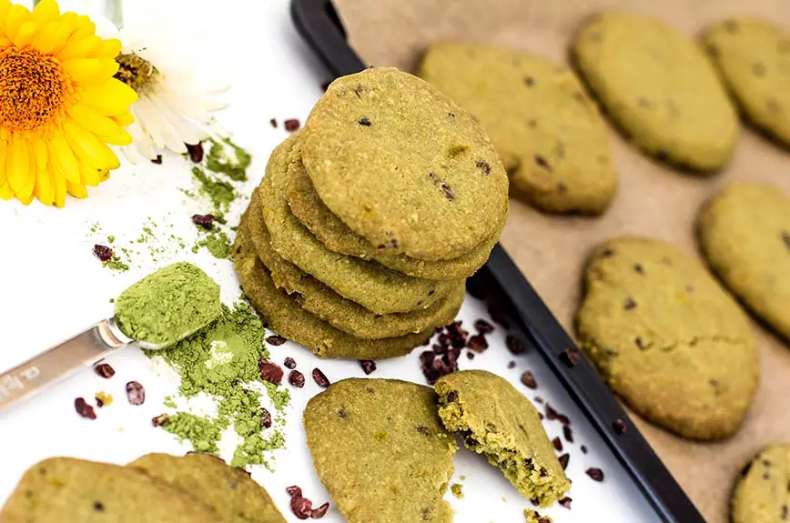 Matcha Kekse Rezept vegan