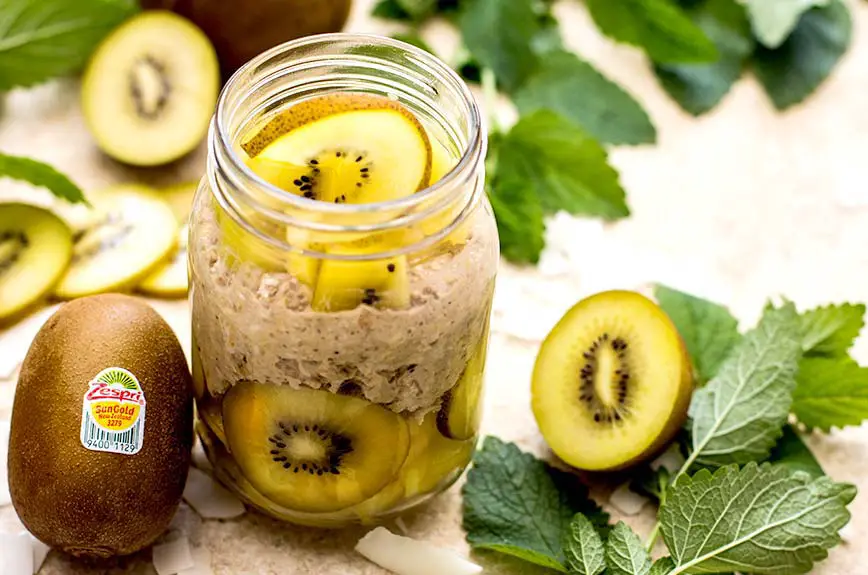 Kiwi Overnight Oats Rezept 