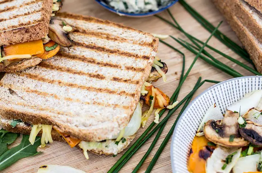 Rezept Sandwich mit gegrilltem Gemüse