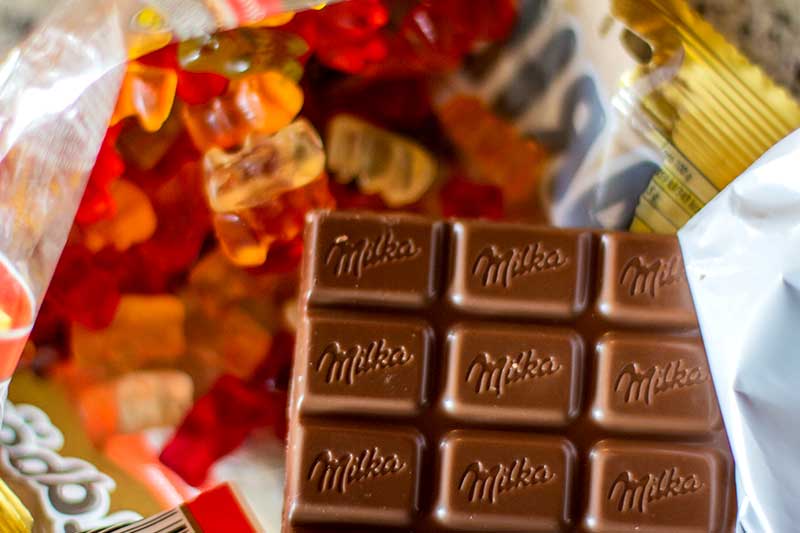 Schokolade Gummibärchen