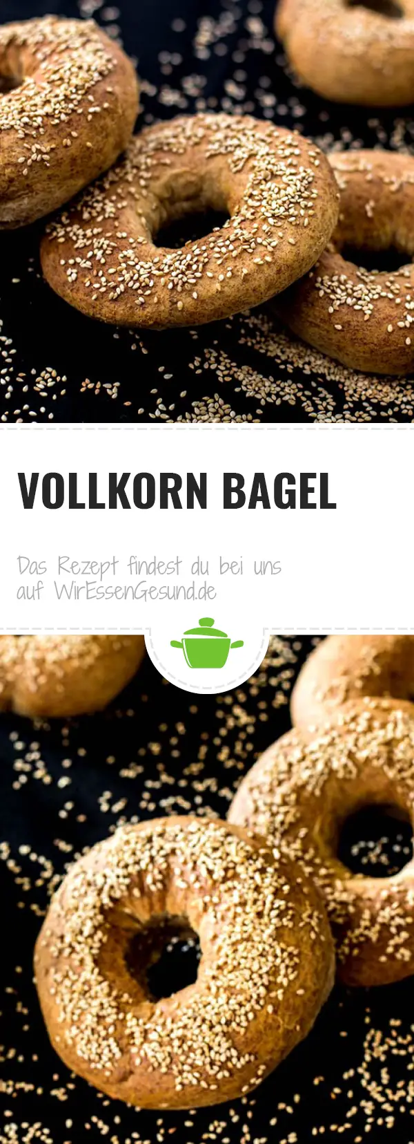 Dinkel Vollkorn Bagel - WirEssenGesund