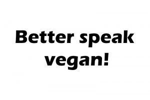 Sprache vegan
