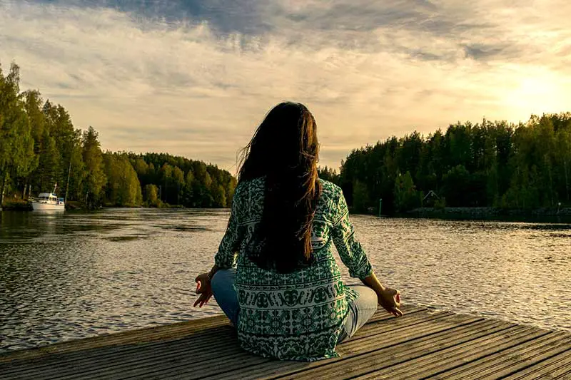 Übergewicht Stress Meditation