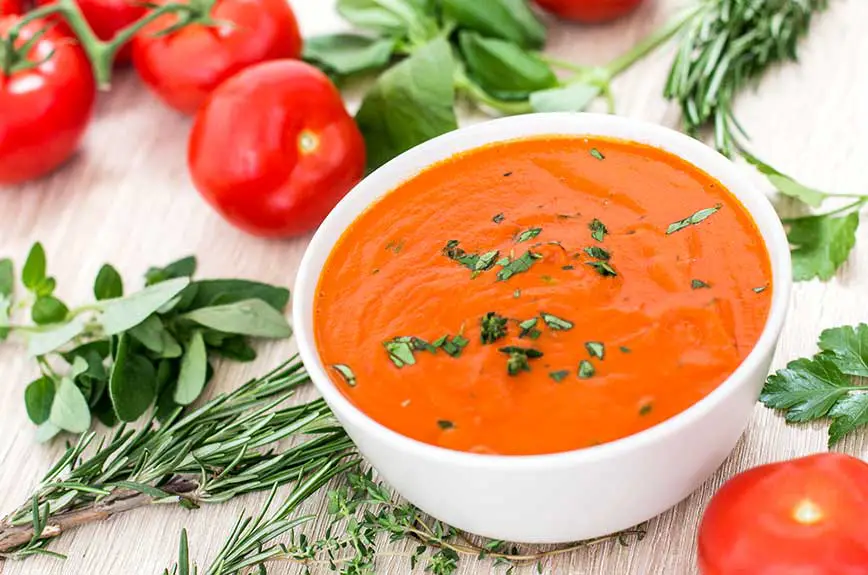 Tomatencremesuppe vegan Rezept