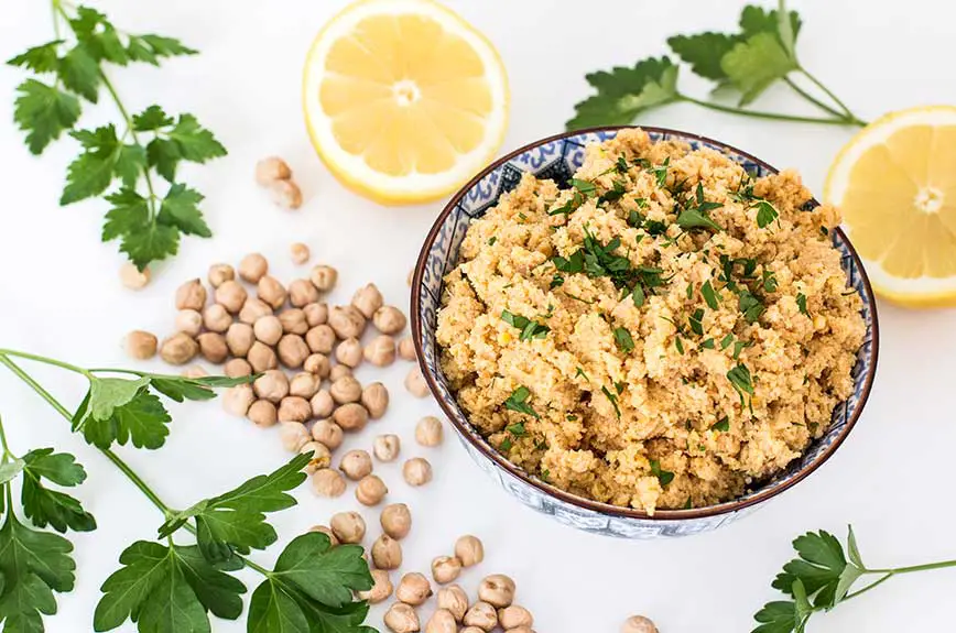 Hummus Rohkost Rezept vegan