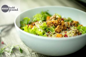 Apfelessige Trend Figur Haut Salat
