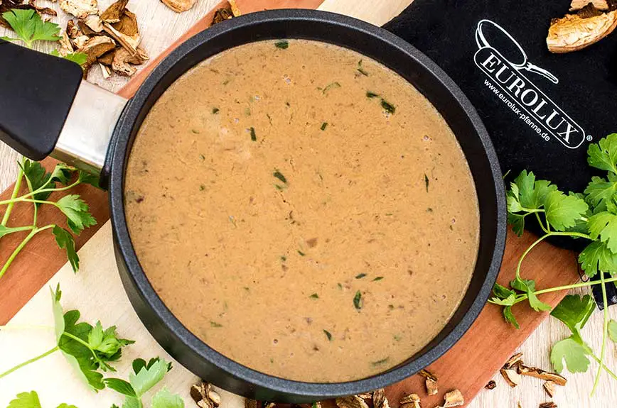 Steinpilzcremesuppe Rezept vegan