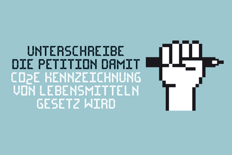 Petition fordert Angabe des CO2-Fußabdrucks auf Lebensmitteln