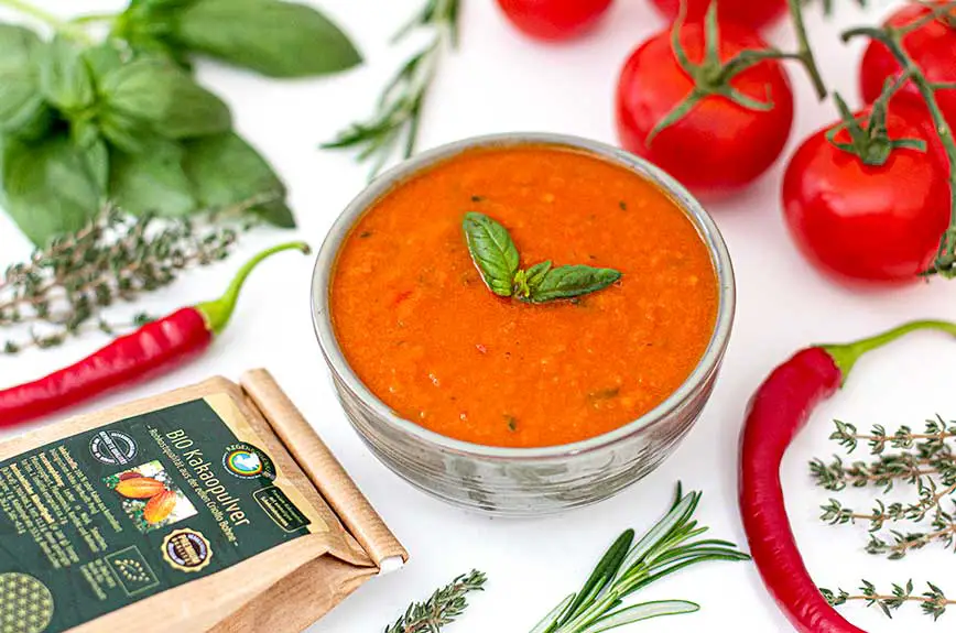 Kakao kochen Tomatensuppe Rezept