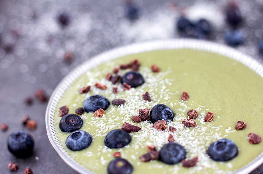 Gerstengras Smoothie Bowl Rezept