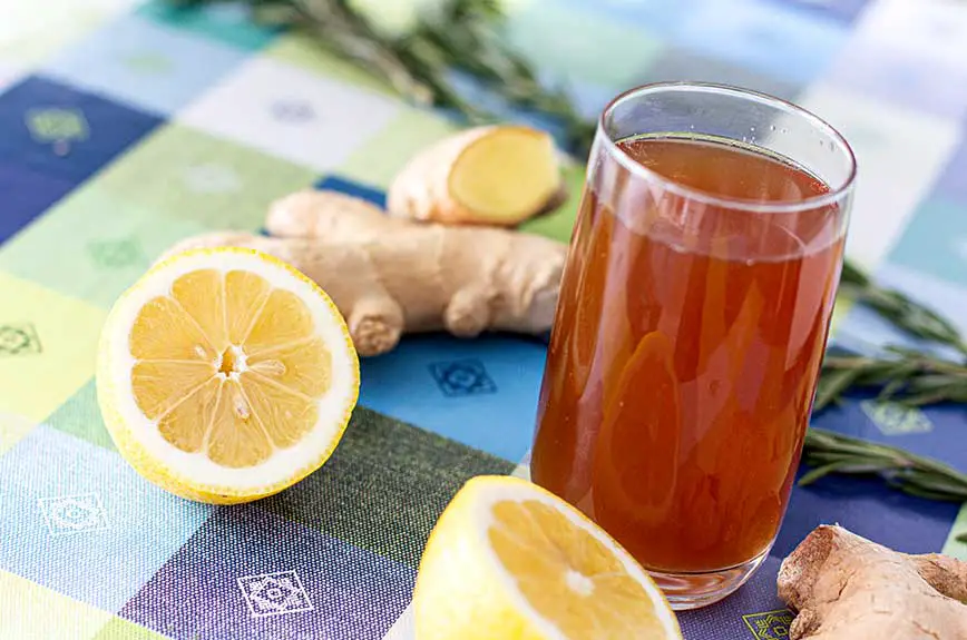 Ingwer Rosmarin Limonade Rezept