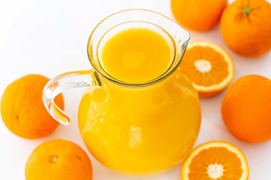 Orangensaft Eisen Vitamin C