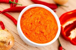 Selbstgemachte Chilipaste