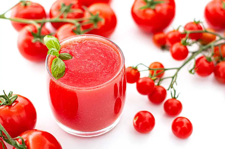 Tomatensaft Geschmack gesund