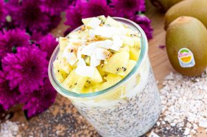 Kiwi Chia Oats Rezept vegan