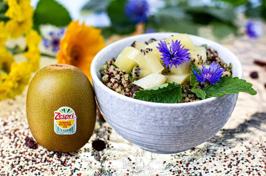 Quinoa Frühstück Zespri SunGold Kiwi