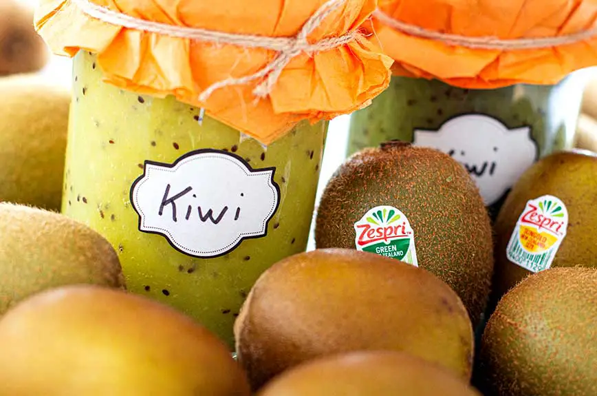 Rohkost Marmelade Kiwi ohne Zucker